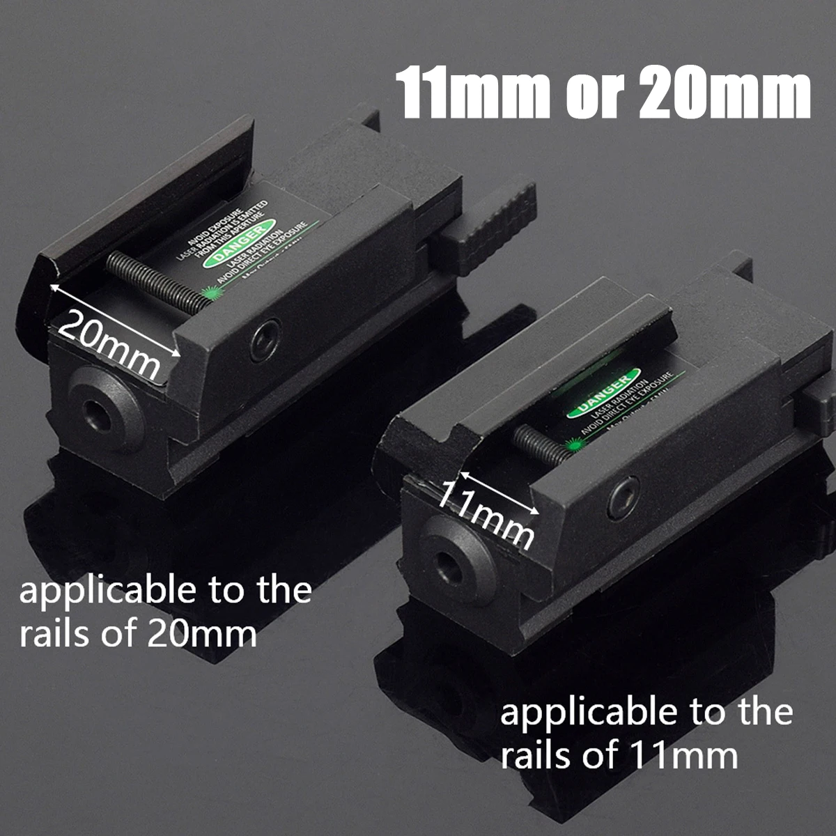 Linterna Táctica LED Verde y Roja USB Recargable para Glock - imagen 5