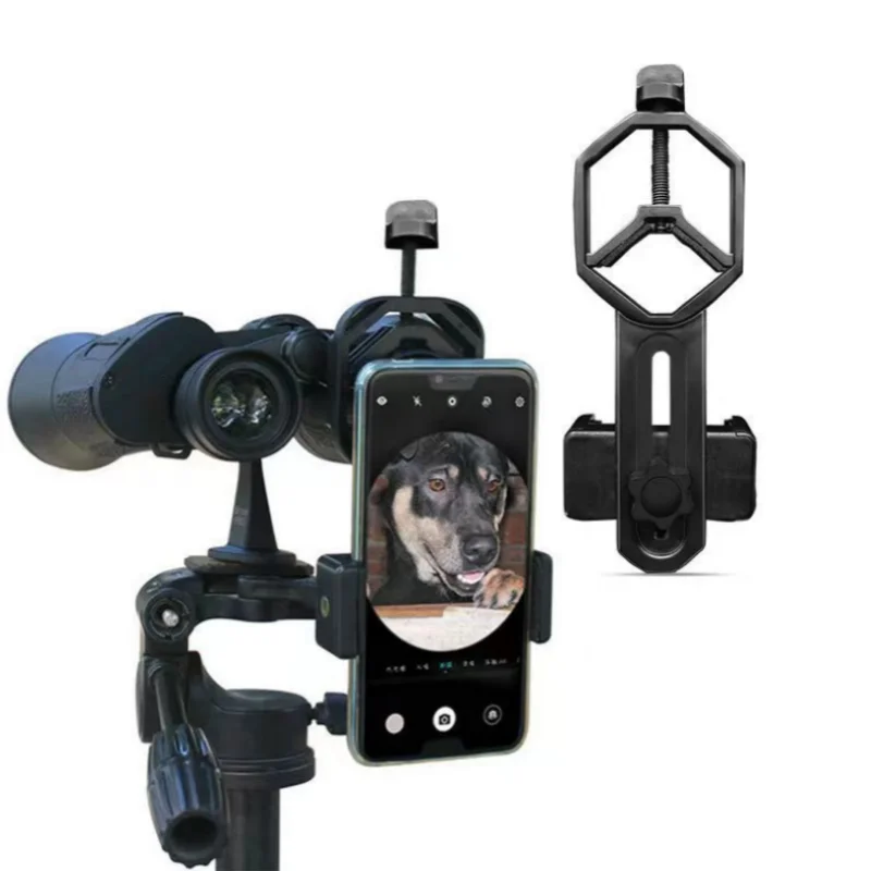 Soporte móvil clip universal telescopio y binocular portátil campismo