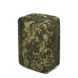 Bolsa táctica MOLLE camuflaje verde pequeño botiquín EDC camping