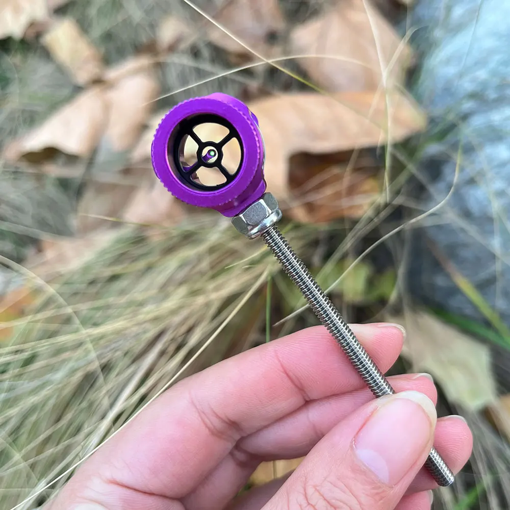 Cabeza de mira aleación con fibra óptica para arco recurvo caza - imagen 3