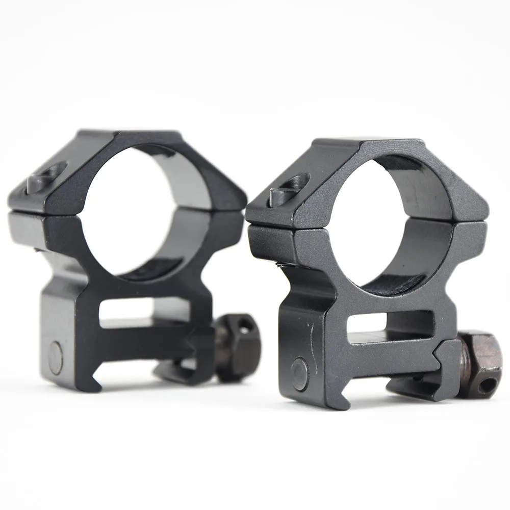 Anillos para mira telescópica negro mate