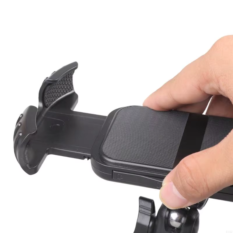 Trípode giratorio para teléfono con brazo de micrófono y luz estudio