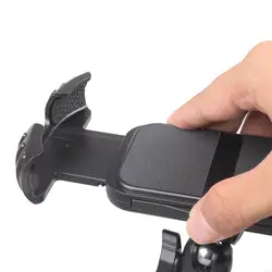 Trípode giratorio para teléfono con brazo de micrófono y luz estudio