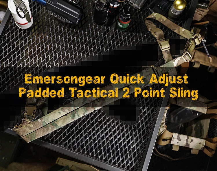 Sling táctico acolchado vista frontal