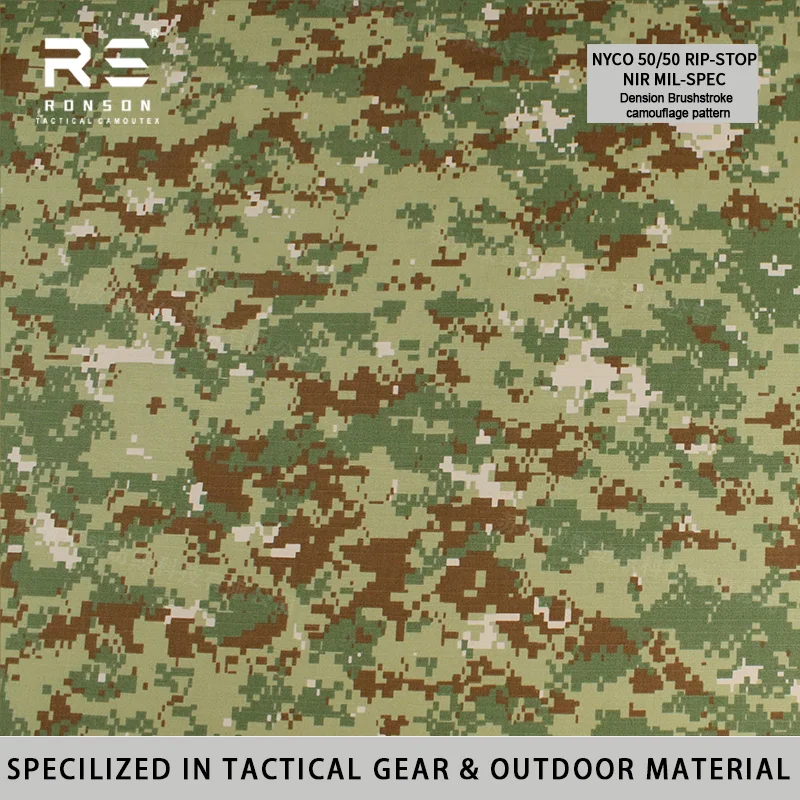 Tela táctica ripstop camuflaje digital boscoso Guardia Nacional Kuwait