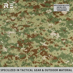 Tela táctica ripstop camuflaje digital boscoso Guardia Nacional Kuwait