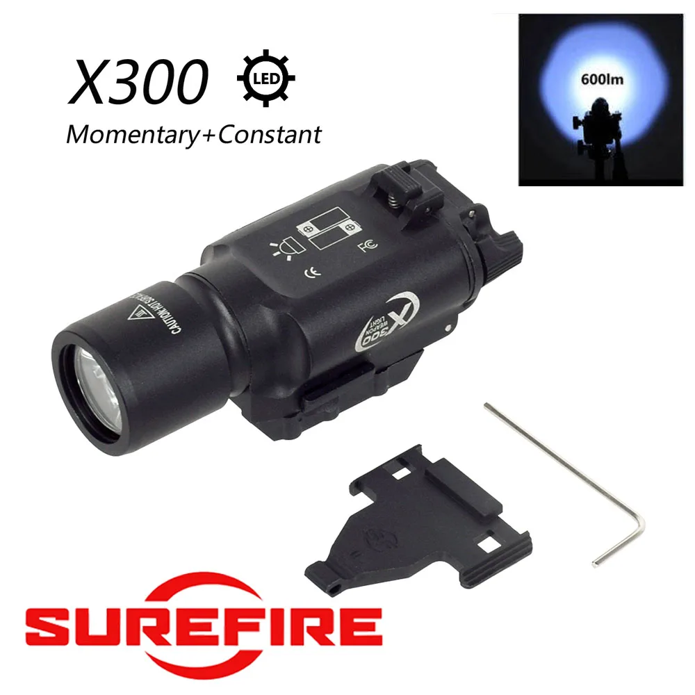 Tácticola SureFire X300 Ultra con conexión rápida al riel del arma