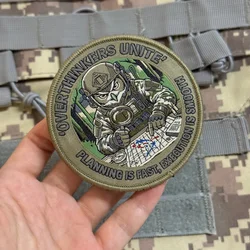 Parche Táctico Militar Búho con Velcro para Chaleco y Mochila