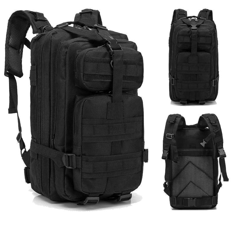 Mochila táctica MOLLE hombre, trekking ripstop para caza - imagen 2