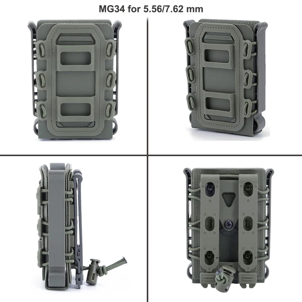Bolsa táctica MOLLE Scorpion para cargadores – Nylon TPR - imagen 4