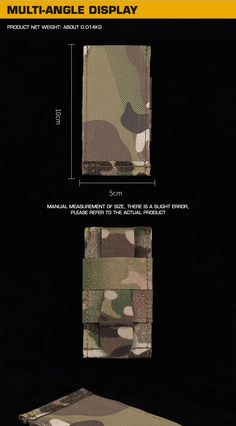 Vista de la bolsa en configuración MOLLE