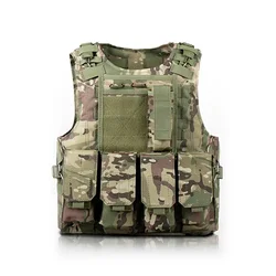 Chaleco táctico infantil camuflaje para airsoft y caza