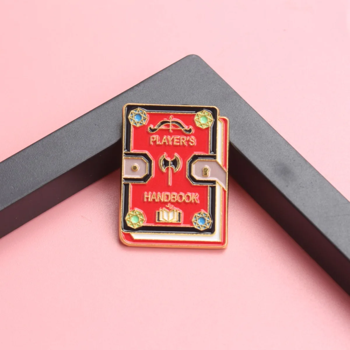 Broche de gema imitación estilo vintage artesanal, personalizado - imagen 3