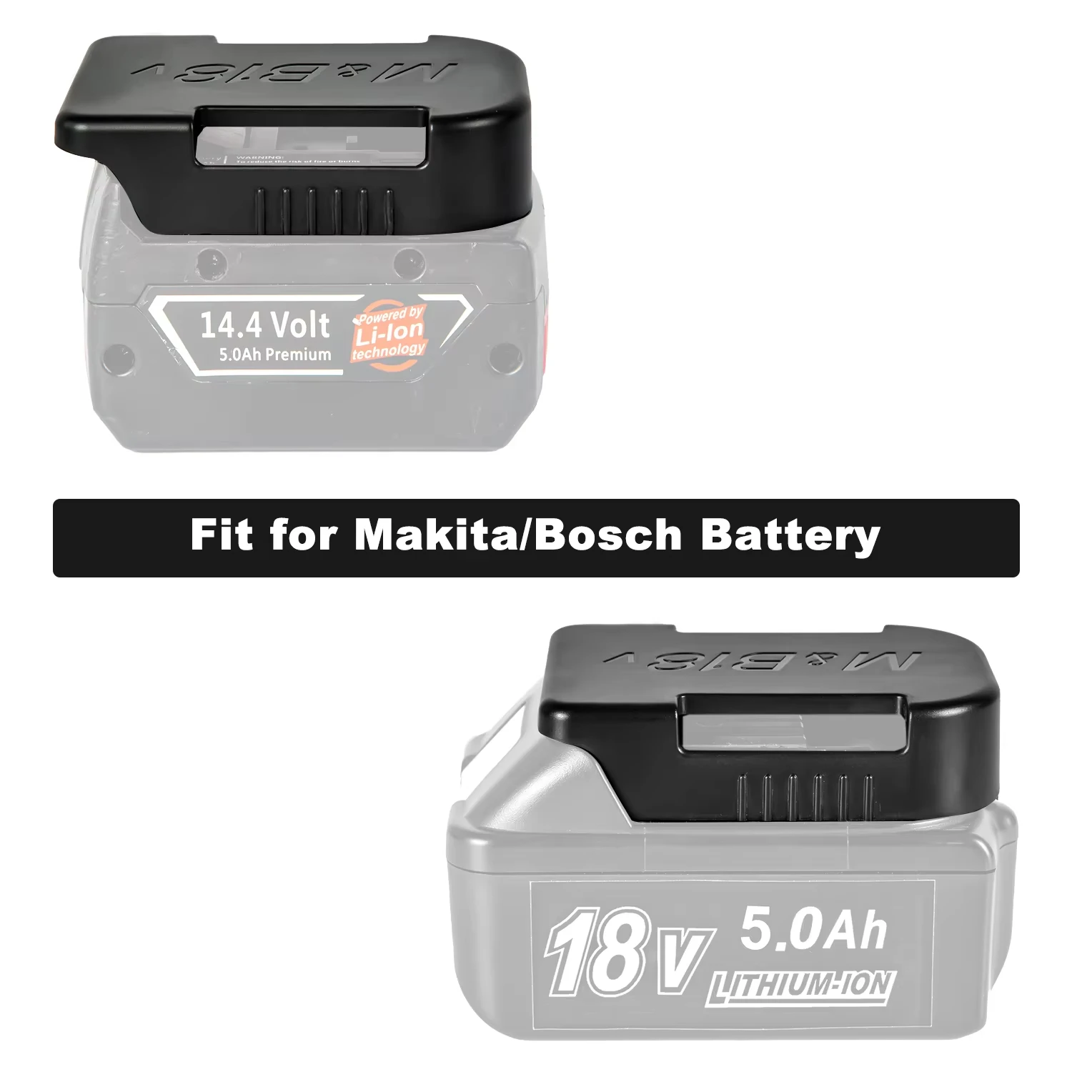 Soporte de batería ABS Makita/Bosch para herramienta eléctrica - imagen 4