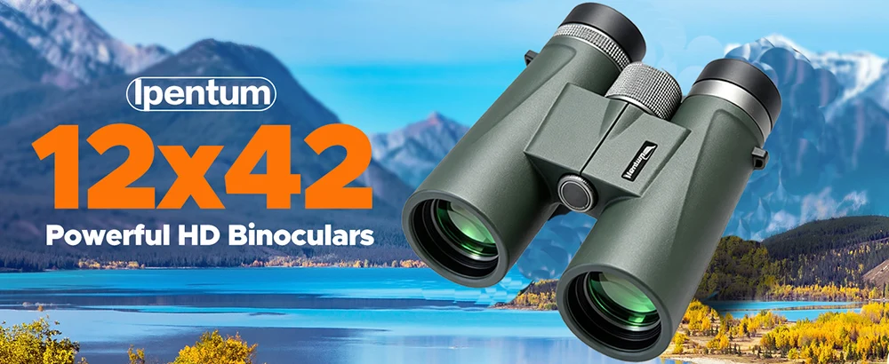 Binoculares 12x42 profesionales HD para observación de aves