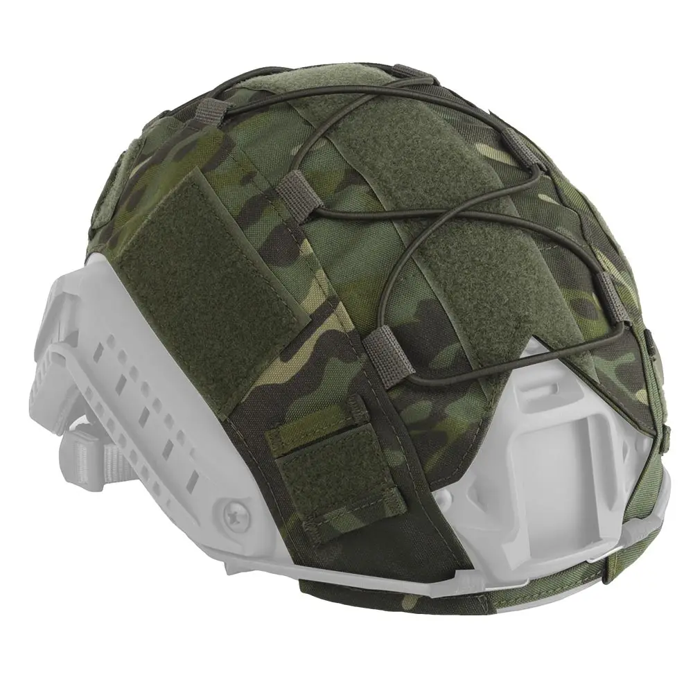 Funda camuflaje ligera casco táctico corte alto