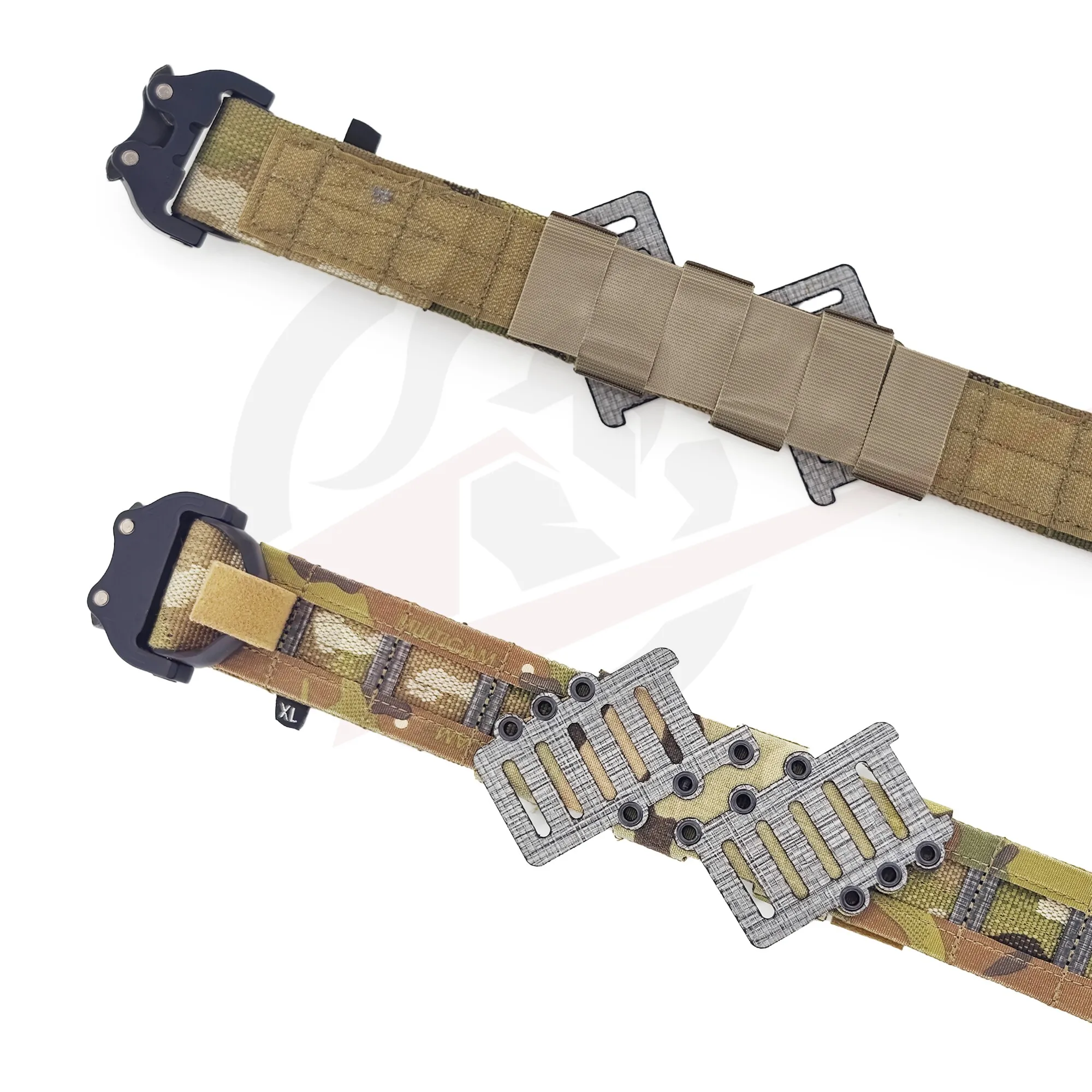 Placa adaptadora táctica doble para cinturón MOLLE y Tegris - imagen 2