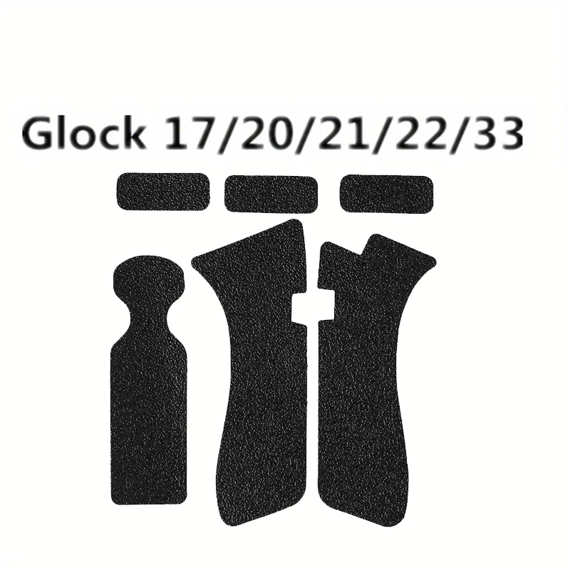 Guante de cinta enrollado alrededor de la corredera de una Glock