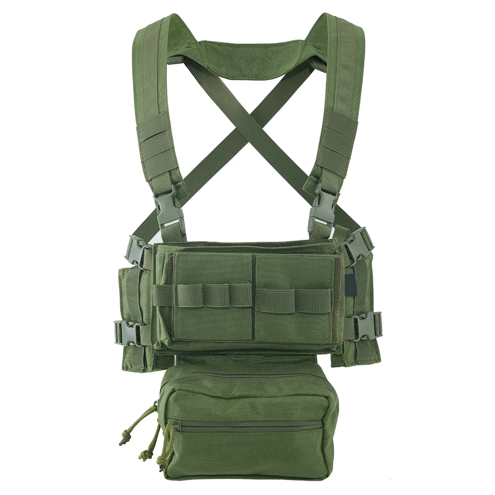 Pechera táctica Molle MK3 de nylon para airsoft y caza - imagen 5