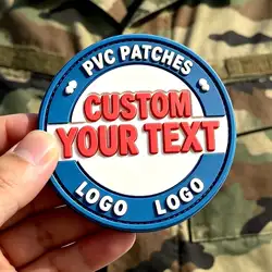 Parche termoadhesivo táctico 3D gancho y bucle para ropa y gorras