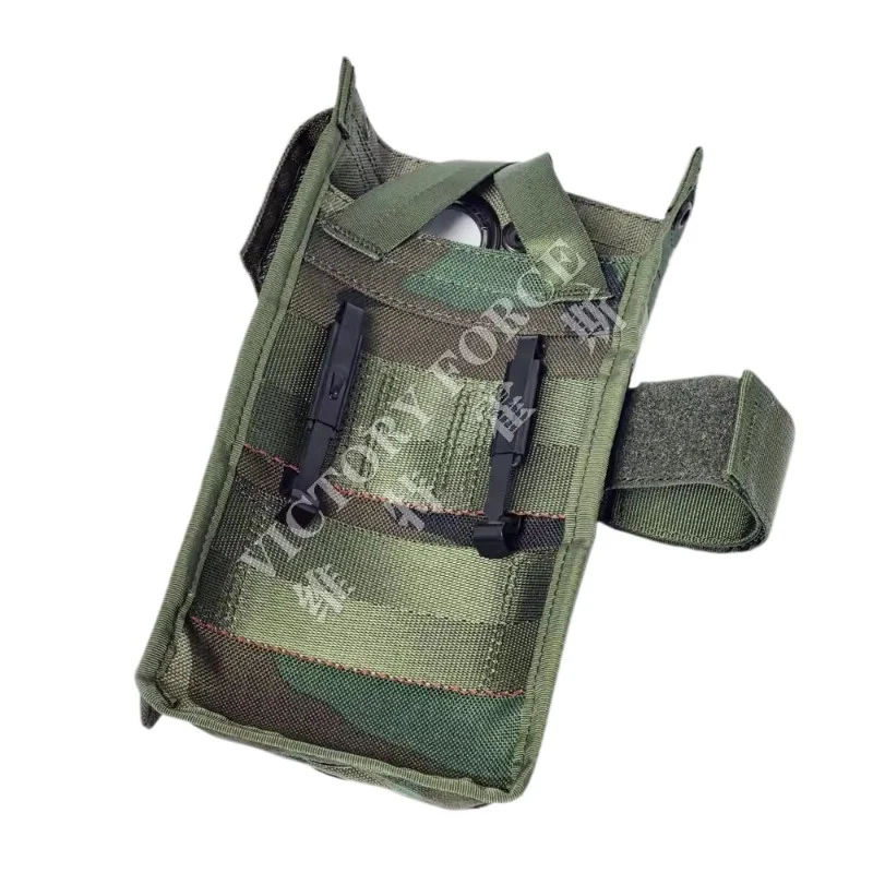 Bolsa táctica para radio PRC68 estilo clásico de exteriores resistente - imagen 3