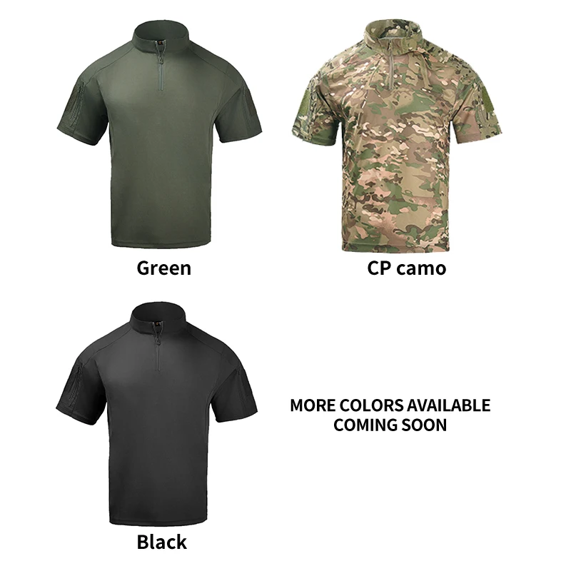 Camiseta táctica HAN WALD manga corta para senderismo y pesca - imagen 5