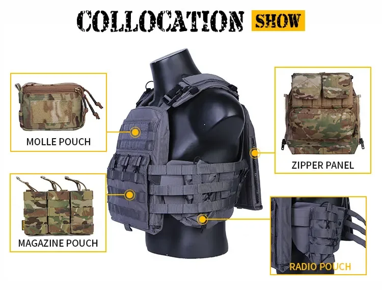 Detalle del chaleco Emersongear EM7435