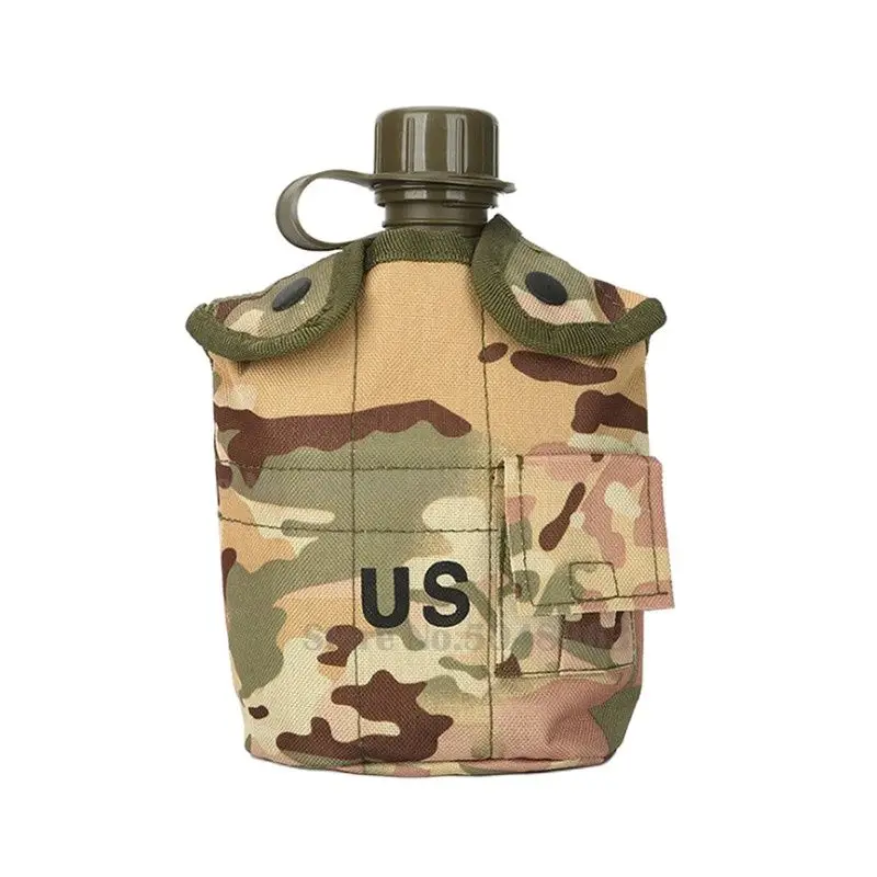 Bolsa de agua táctica MOLLE camuflaje porta botella para senderismo - imagen 2