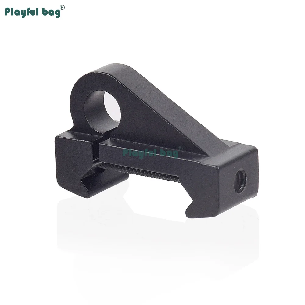 Soporte eslinga QD aluminio 20mm – Clip correa pistolera rifle airsoft - imagen 2