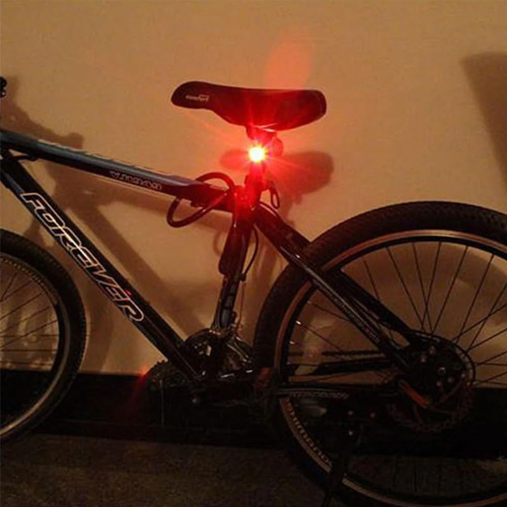 Luz trasera LED impermeable bicicleta de montaña carga USB - imagen 3