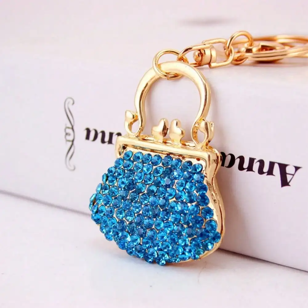 Bolso de mano con hebilla metálica y diamantes de imitación para mujer - imagen 2