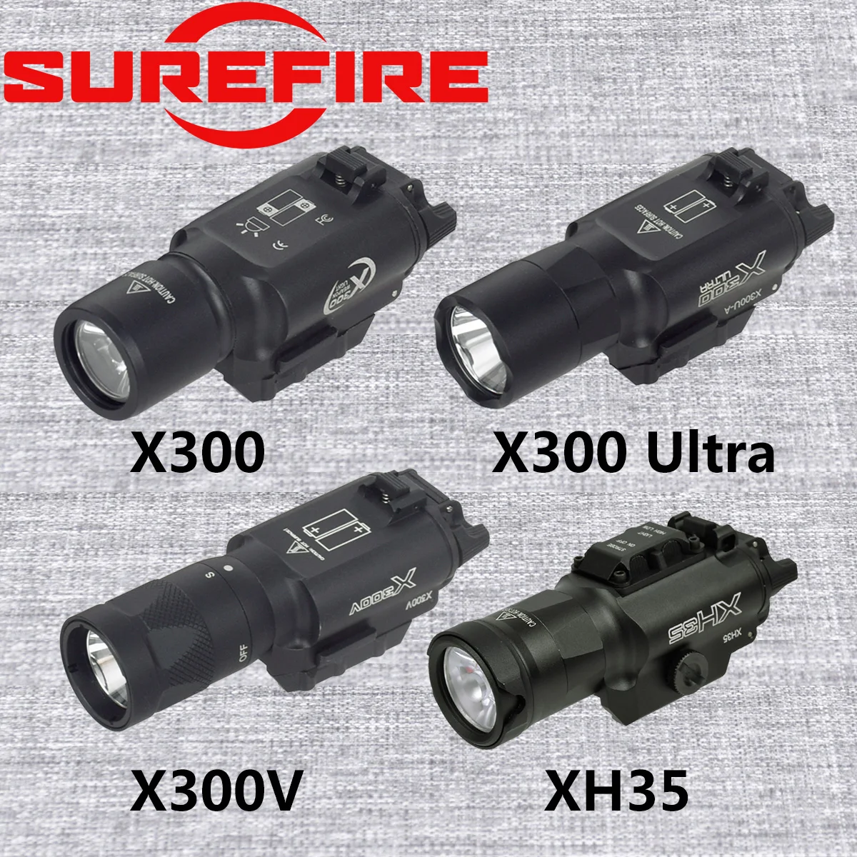 Linterna táctica SureFire X300 Ultra vista lateral