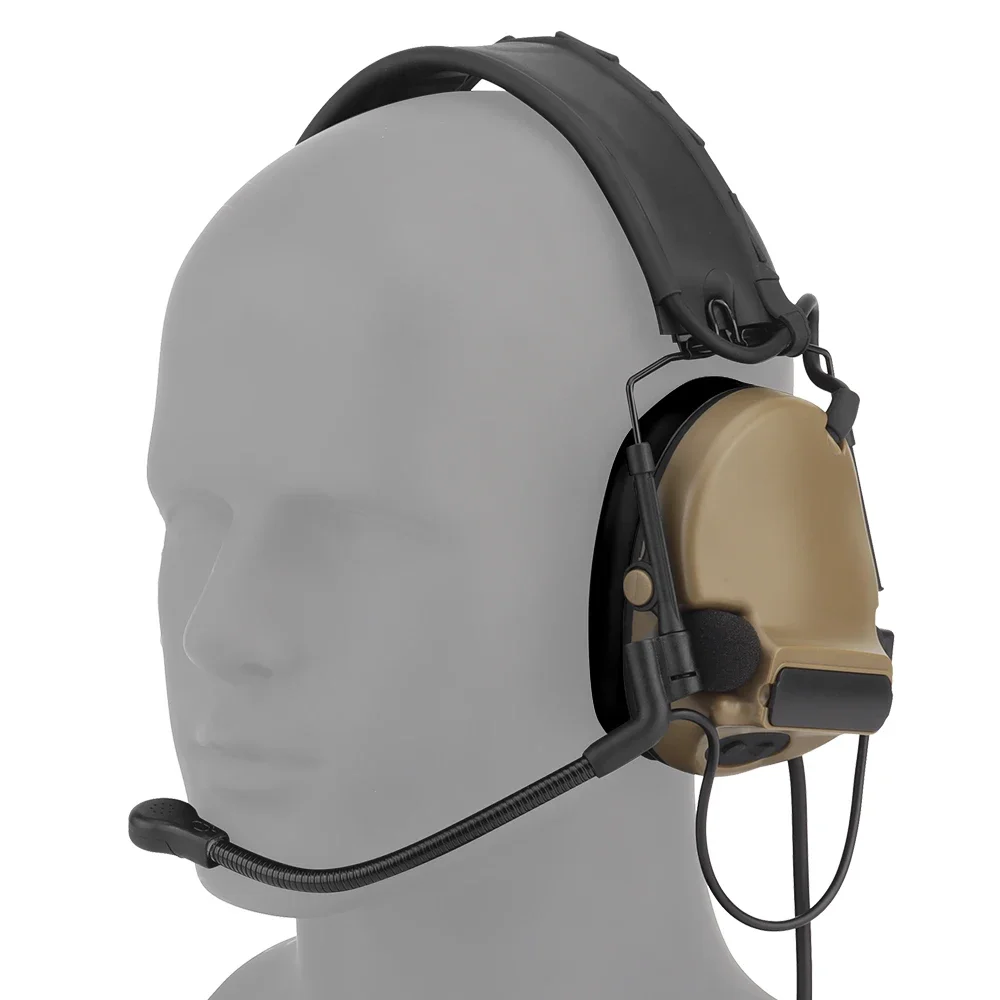Auriculares tácticos COM TAC Gen5 diadema desmontable – Compatibles ComTac II/III - imagen 4