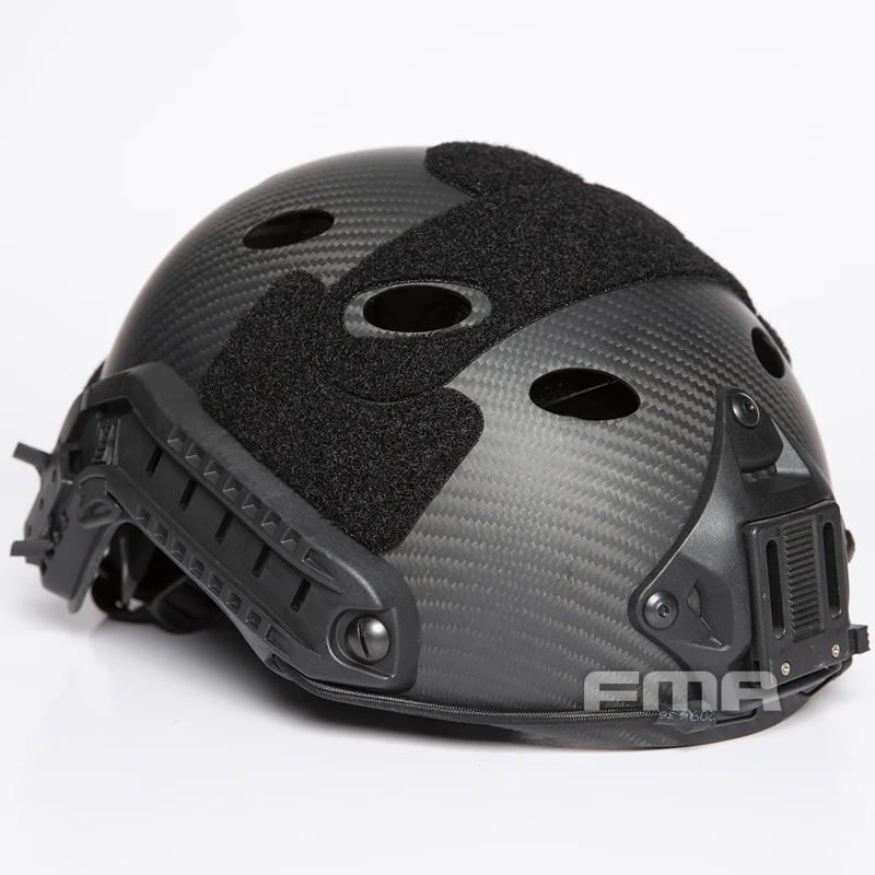 Casco táctico fibra de carbono FMA vista frontal