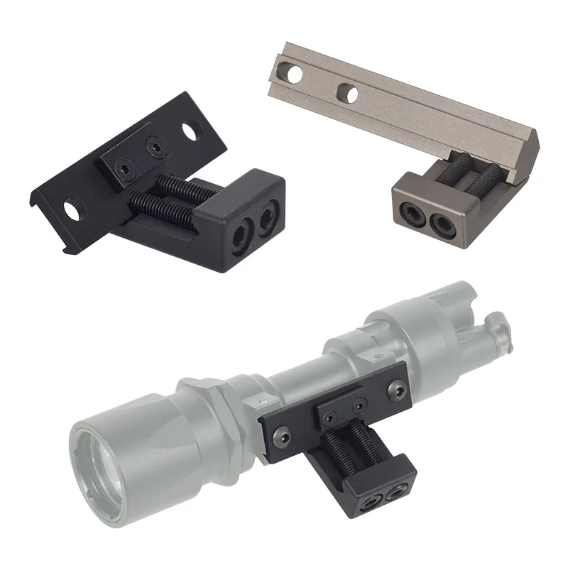 Soporte linterna táctica M300 M600 – Montaje riel MLOK 20mm - imagen 5