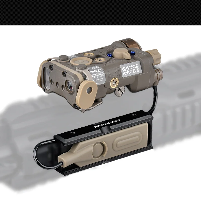 Puntero láser NGAL-L3 táctico IR intermitente con LED y verde - imagen 4
