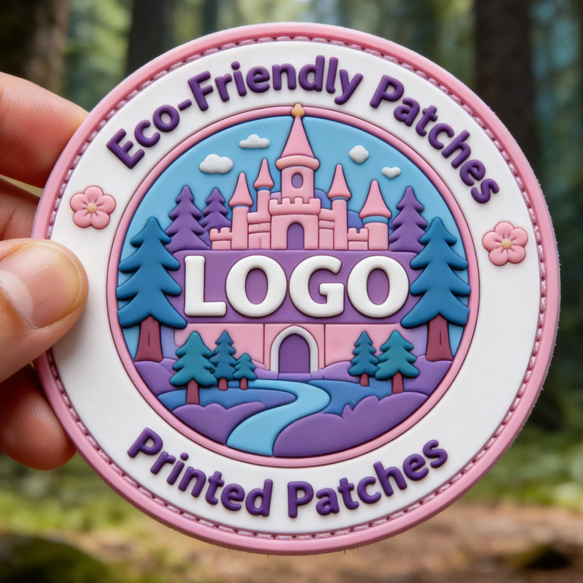 Parche táctico PVC personalizado con velcro cosido para prendas - imagen 5