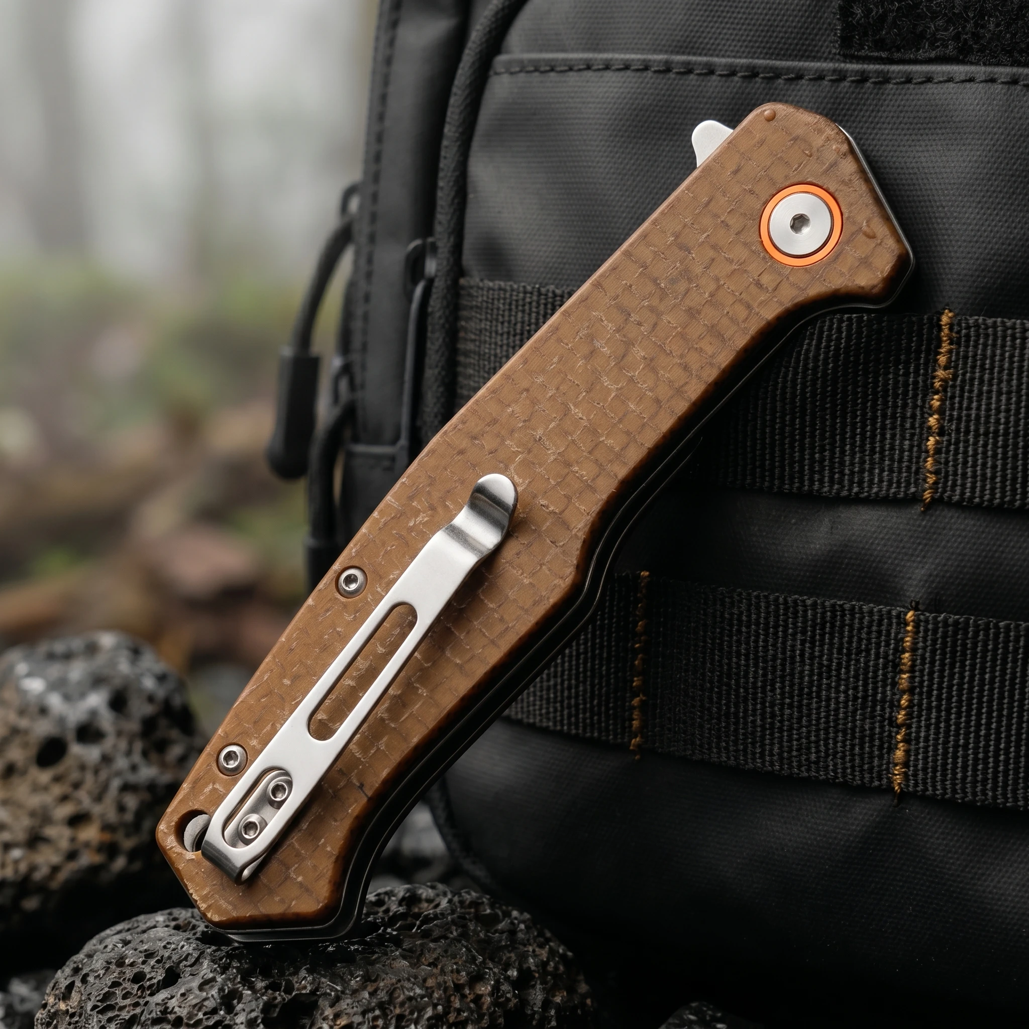 Cuchillo plegable táctico multifunción al aire libre para hombre - imagen 4