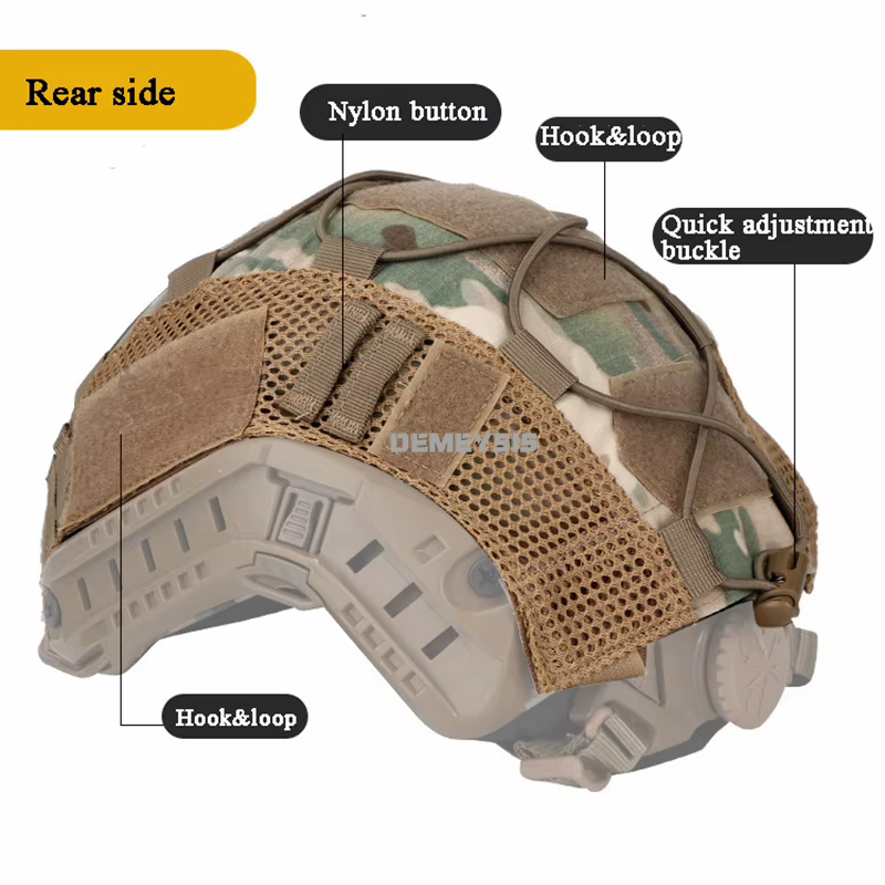Funda táctica para casco PJ/BJ/MH camuflaje combate y caza