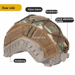Funda táctica para casco PJ/BJ/MH camuflaje combate y caza