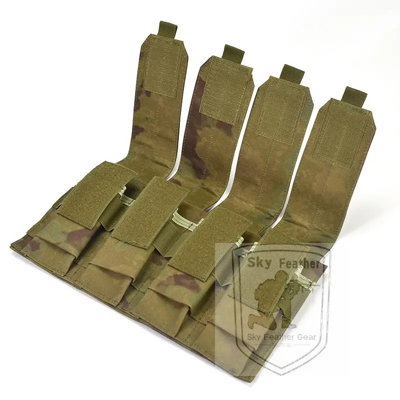 Porta-cargadores táctico MOLLE EMR Flora camuflaje digital - imagen 5