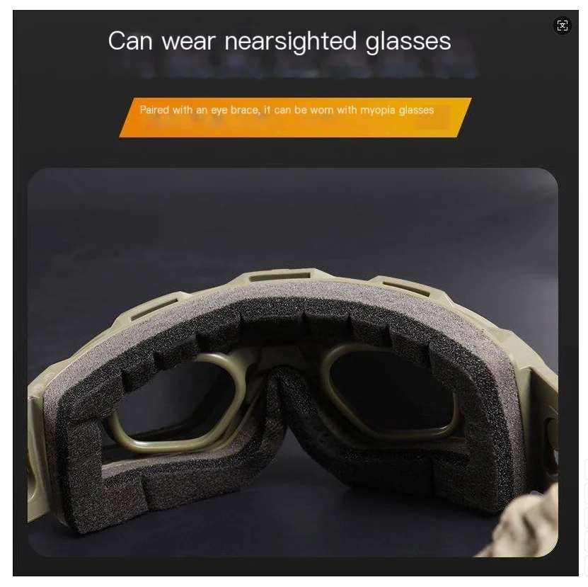 Casco táctico con lentes polarizadas antivaho mejorado y antiviento - imagen 4