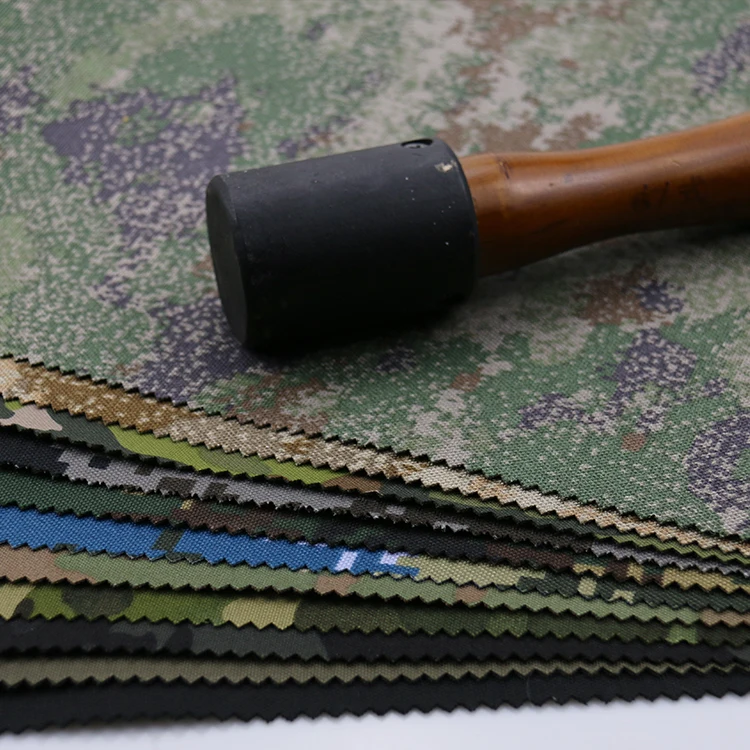 Tela táctica nailon oxford doble cara laminada resistente