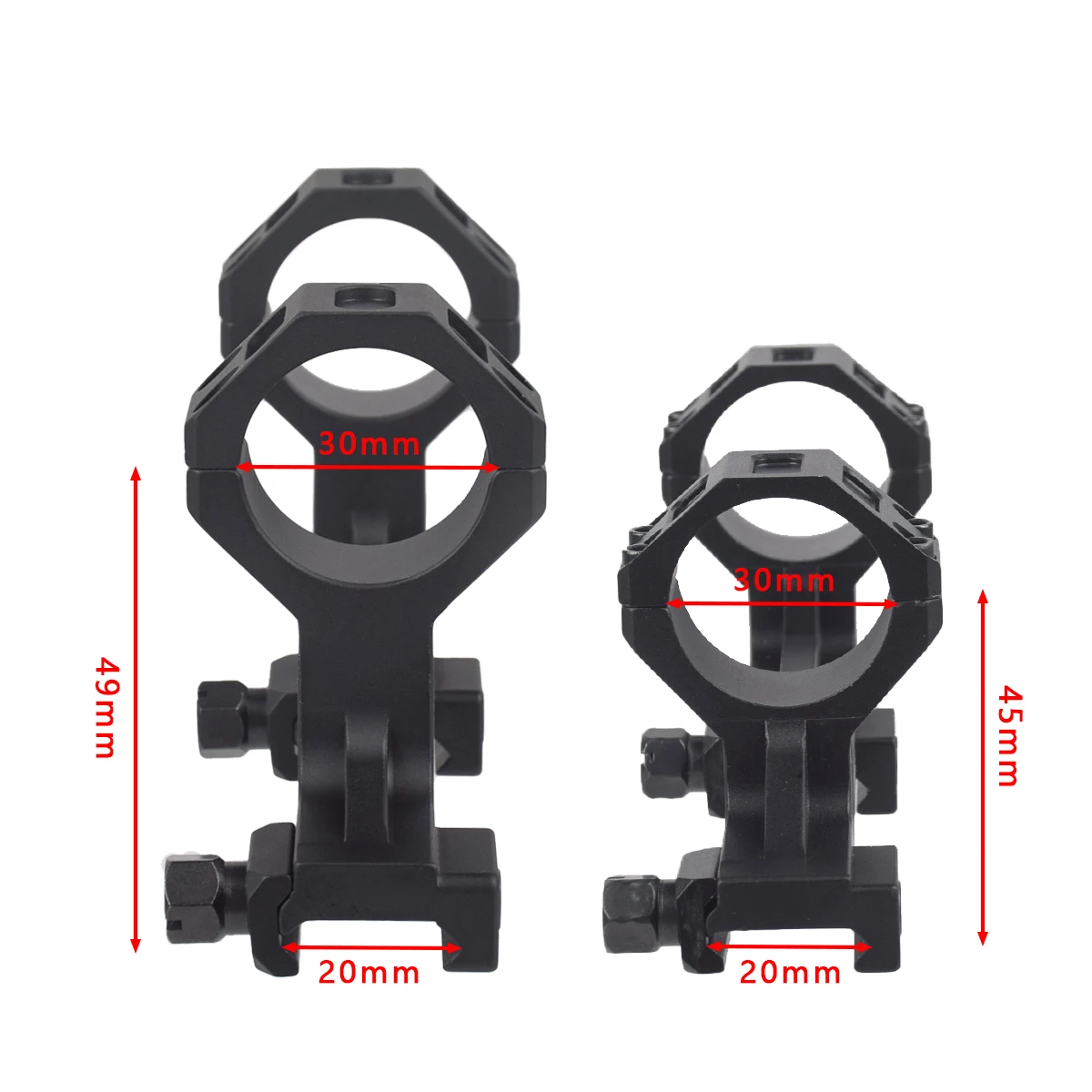 Montura táctica GEISSELE cantilever offset Reptilia para RMR/SRO - imagen 3