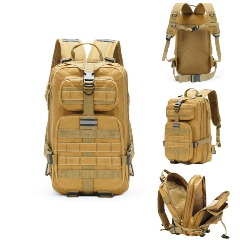 Mochila táctica camuflaje poliéster para senderismo y ciclismo - imagen 2