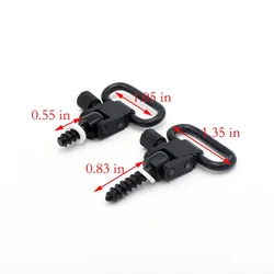 Eslinga desmontable QD con bucle giratorio para rifle táctico