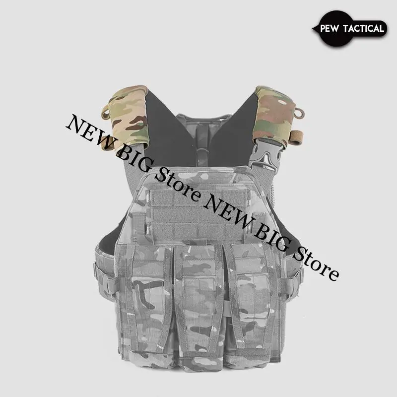 PEW TACTICAL AVS chaleco táctico Multicam con almohadillas hombros - imagen 3
