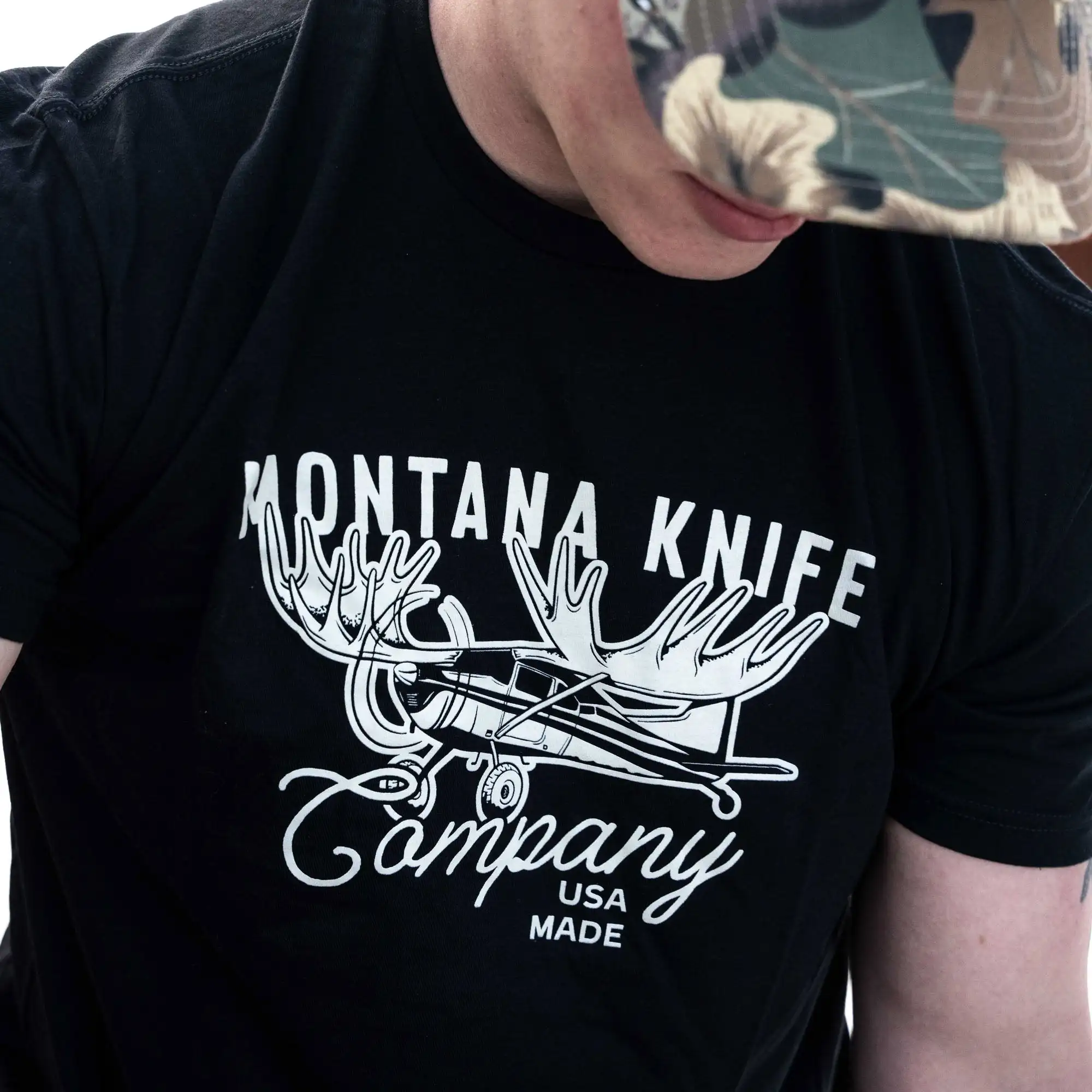 MKC MOOSE Camiseta táctica negra unisex alta gama - imagen 4
