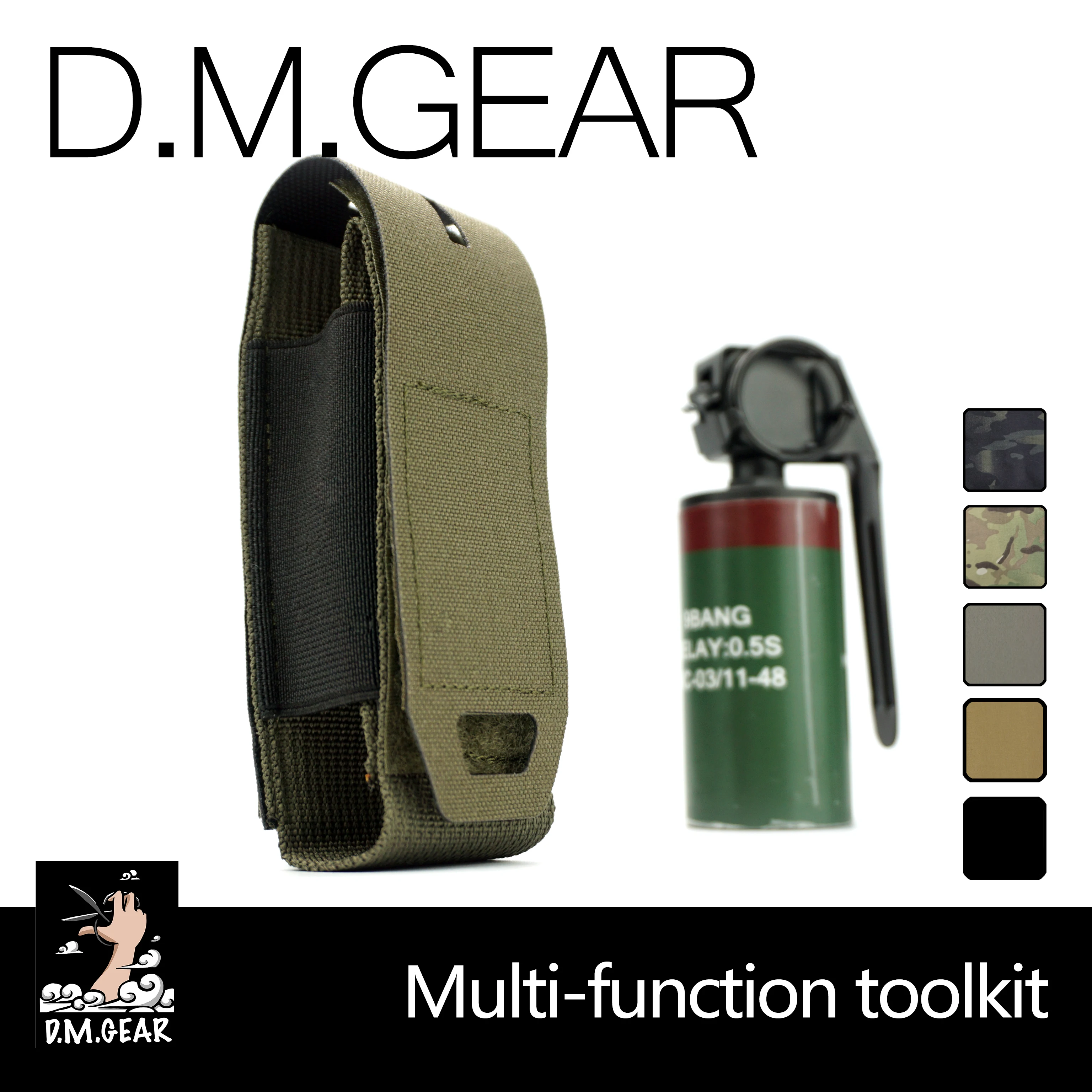 DMGear – Modelo Dan equipamiento táctico ventilador de trompeta exteriores - imagen 3