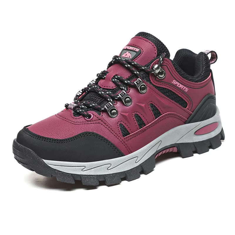 HIKEUP Zapatos Senderismo Hombre Mujer Cuero Resistente Otoño Invierno - imagen 3